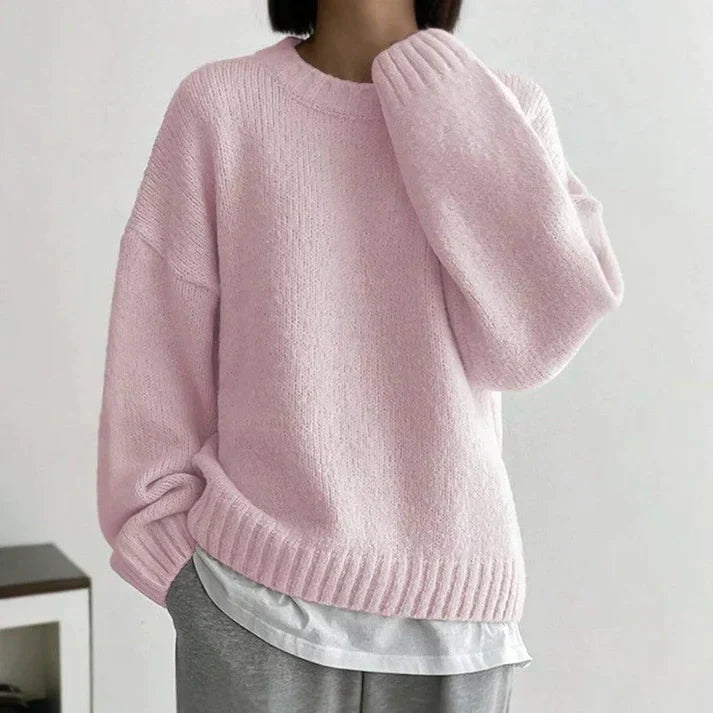 Kvinnors Tröja i Monokrom Design – 100% Bomull, Klassisk Passform för Vardag och Fest 6