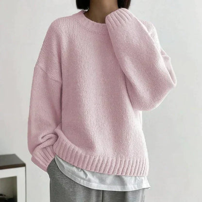 Kvinnors Tröja i Monokrom Design – 100% Bomull, Klassisk Passform för Vardag och Fest 6