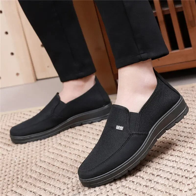 Herrskor Anti-Slip Design Andningsbart Material för Fritid och Kontor-3