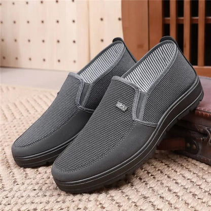 Herrskor Anti-Slip Design Andningsbart Material för Fritid och Kontor-5