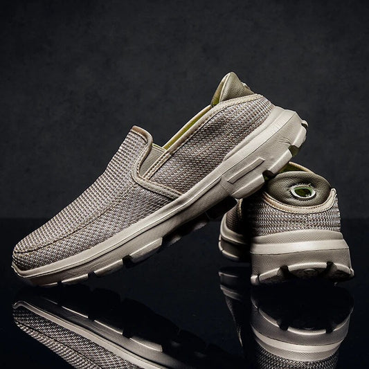 Herr Slip-On Sneakers Mesh Modern Design Skor-1