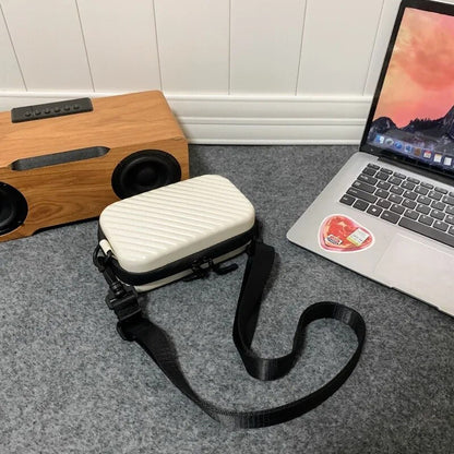 Dam Axelväska Fyrkantig Vattentålig Hård Konstruktion-2