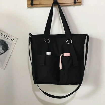 Kvinnors Vattentät Crossbody Väska Rymlig Oxford med Dragkedja 1