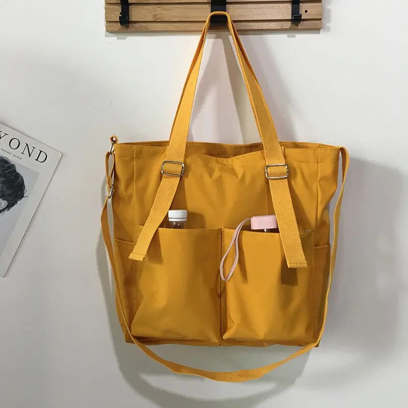Kvinnors Vattentät Crossbody Väska Rymlig Oxford med Dragkedja 10