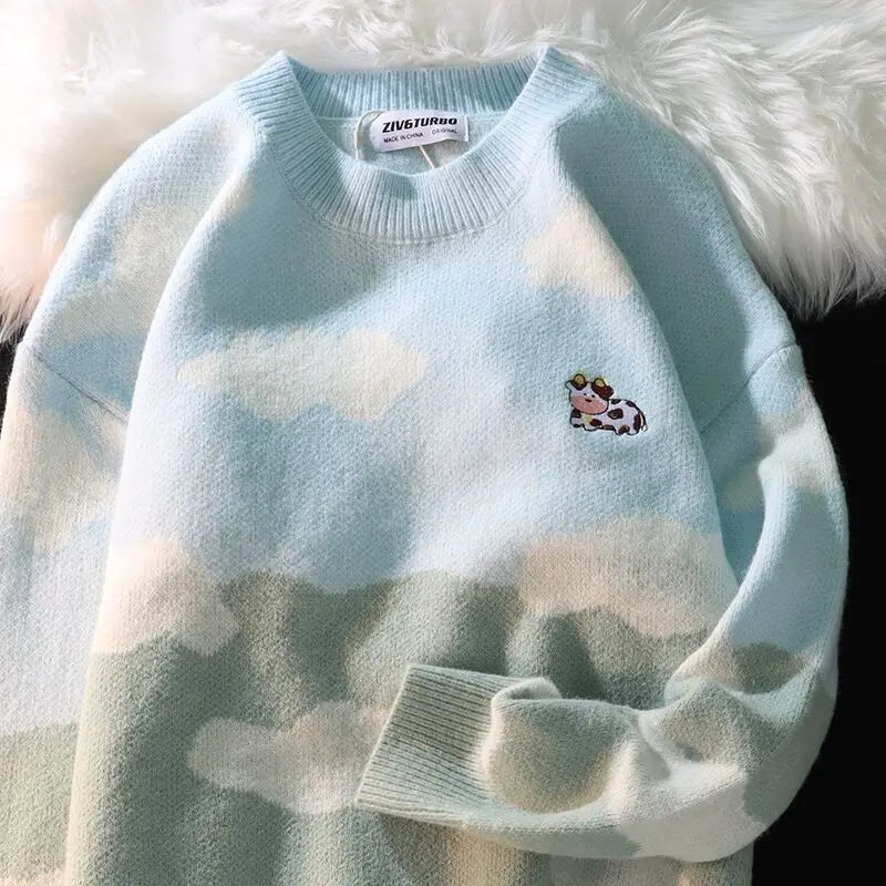 Variant image for Dam Tröja Rollkrage Patchwork Nallebjörnmotiv Akryl-21