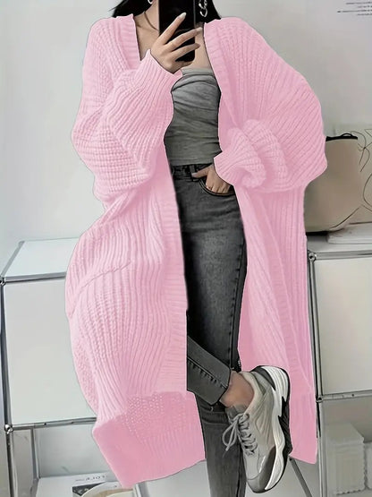 Variant image for Dam Öppen Tröja Tidlös 100% Mjuk Bomull-46