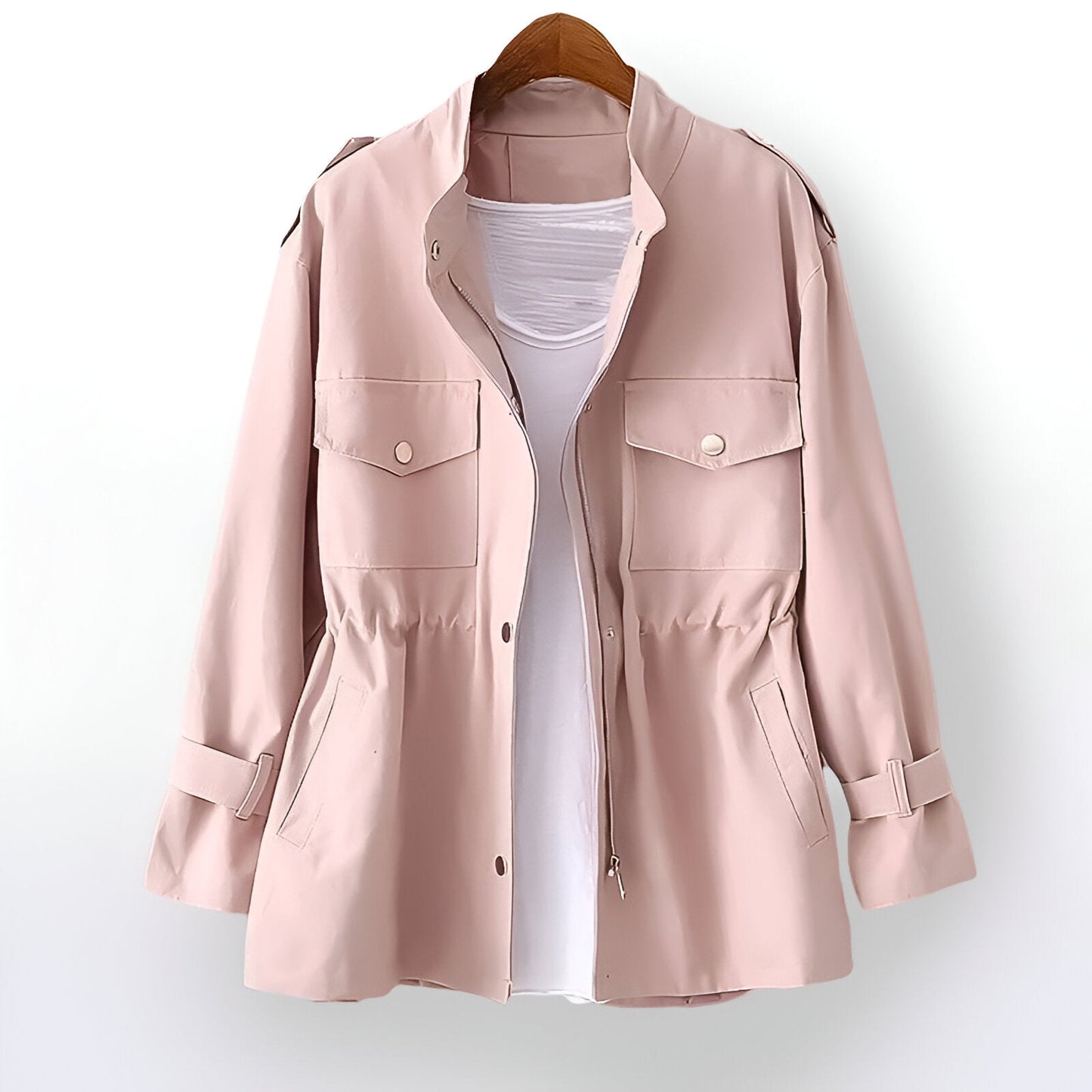 Variant image for Kvinnors Kappa Klassisk Design Mjuk Material Figur-Hugging-7