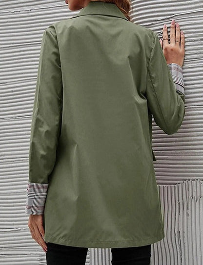 Kvinnors Blazerjacka Elegant Högkvalitativ Polyester Viskos 4