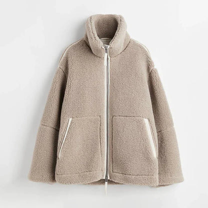 Variant image for Damjacka Teddyjacka Trendig Fleece för Kalla Dagar-7