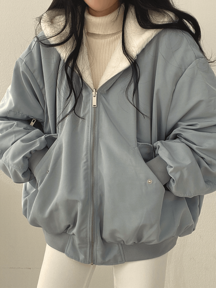 Damjacka Trendig Modern Design i Högkvalitativ Polyester-2