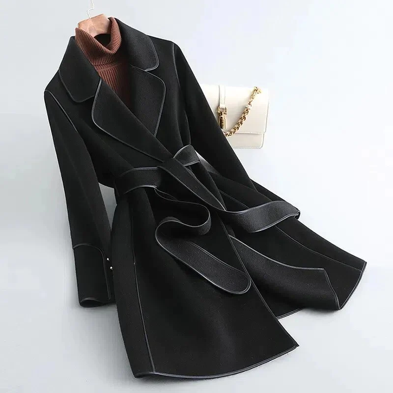 Damjacka Slim-Fit Trench Coat 100% Ull-3