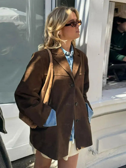 Variant image for Damjacka Vintage Mocka Elegant Design för Damer-2