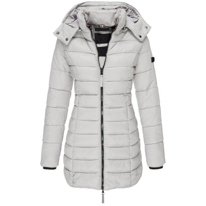 Variant image for Herrar Lång Vinterjacka med Huva Polyester Modern Design-37