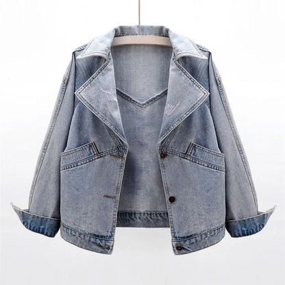 Variant image for Dam Kort Denimjacka 100% Ekologisk Bomull-1