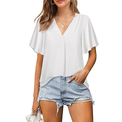 Blus Dam Trendig Mångsidig 100% Polyester-2