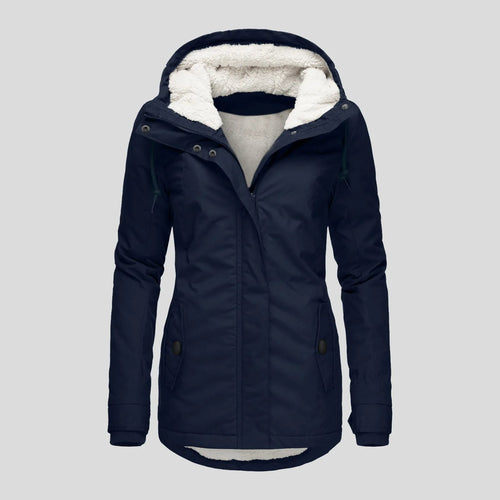 Damjacka Varmfodrad Elegant Design Polyester för Kalla Dagar-1