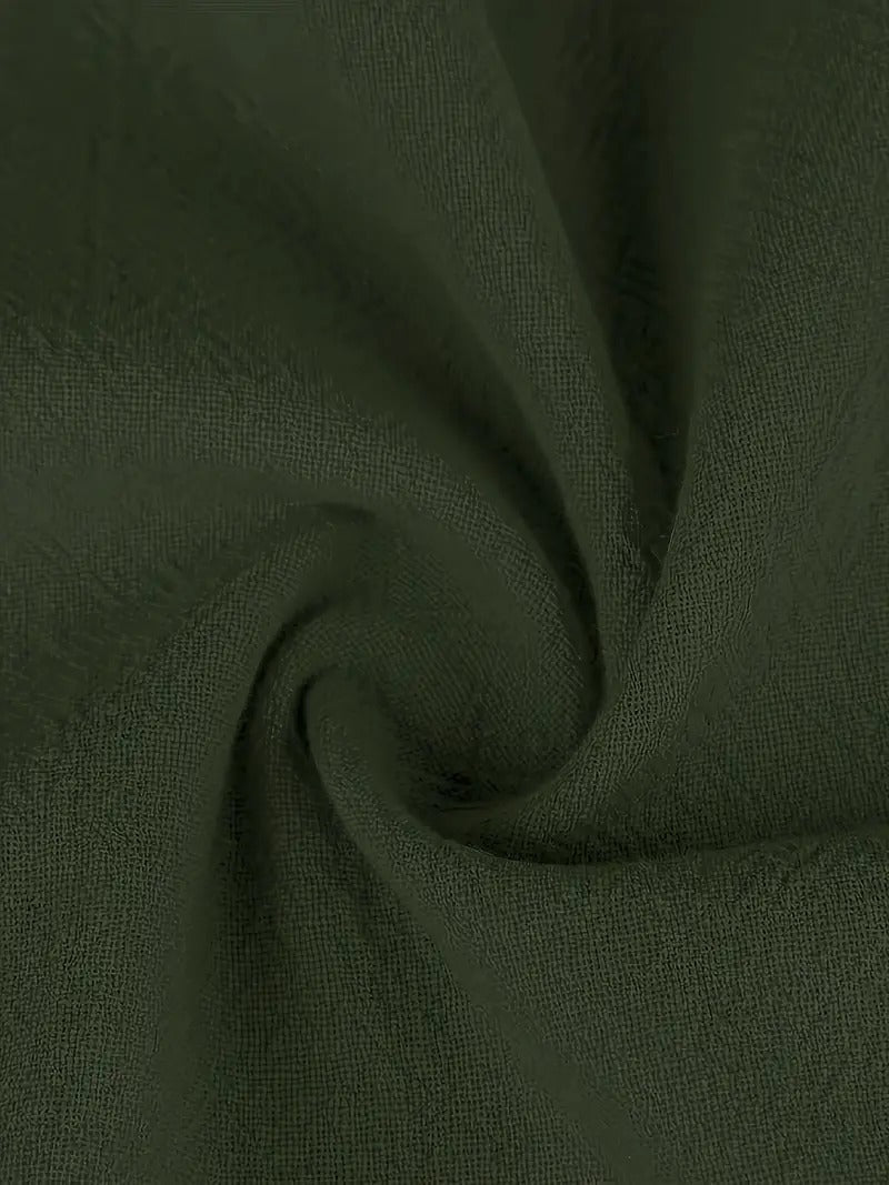 Kvinnors Klänning med Fickor i Bomullsblandning – Elegant och Komfortabel, S-2XL 5