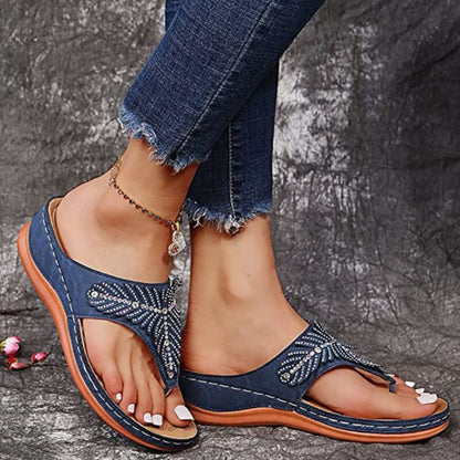 Kvinnors Ortopediska Sandaler Bekväm Ergonomisk Design Hållbart Material-3