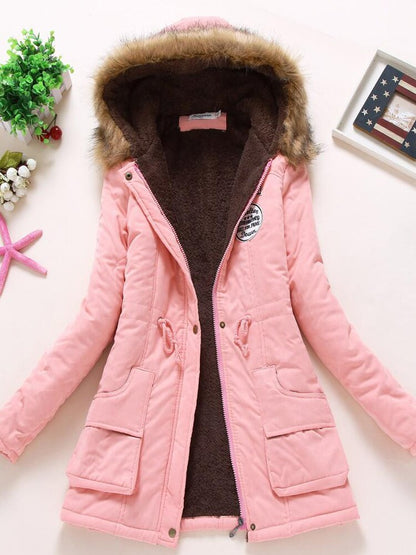 Variant image for Damen-Fleecejacke, Winterjacke, wasserabweisend, weich, Fleece-16