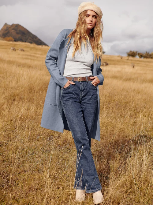 Variant image for Dam Kappa Klassisk Revers Design Polyester-36