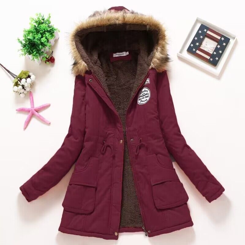 Variant image for Damen-Fleecejacke, Winterjacke, wasserabweisend, weich, Fleece-6