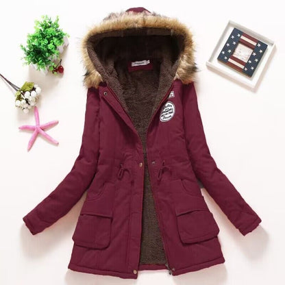 Variant image for Damen-Fleecejacke, Winterjacke, wasserabweisend, weich, Fleece-6