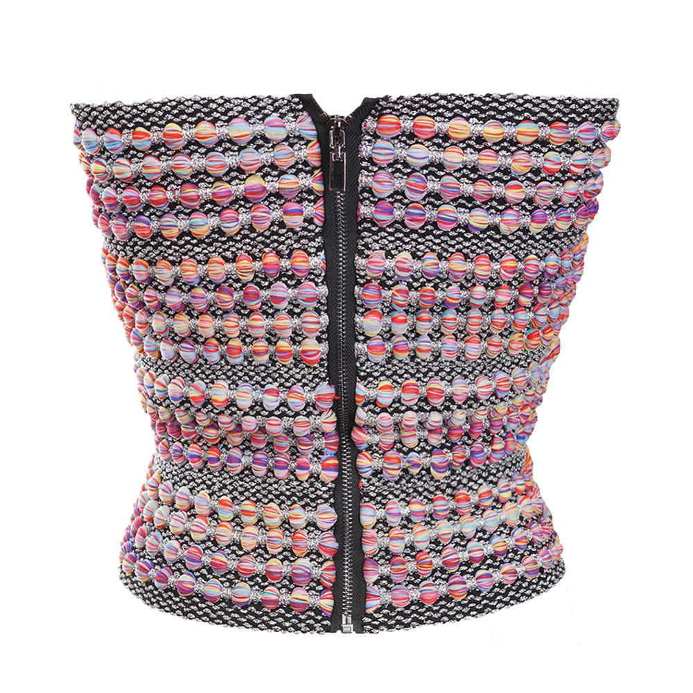 Dam Topp Beskuren Ränder Acetatpolyester-3