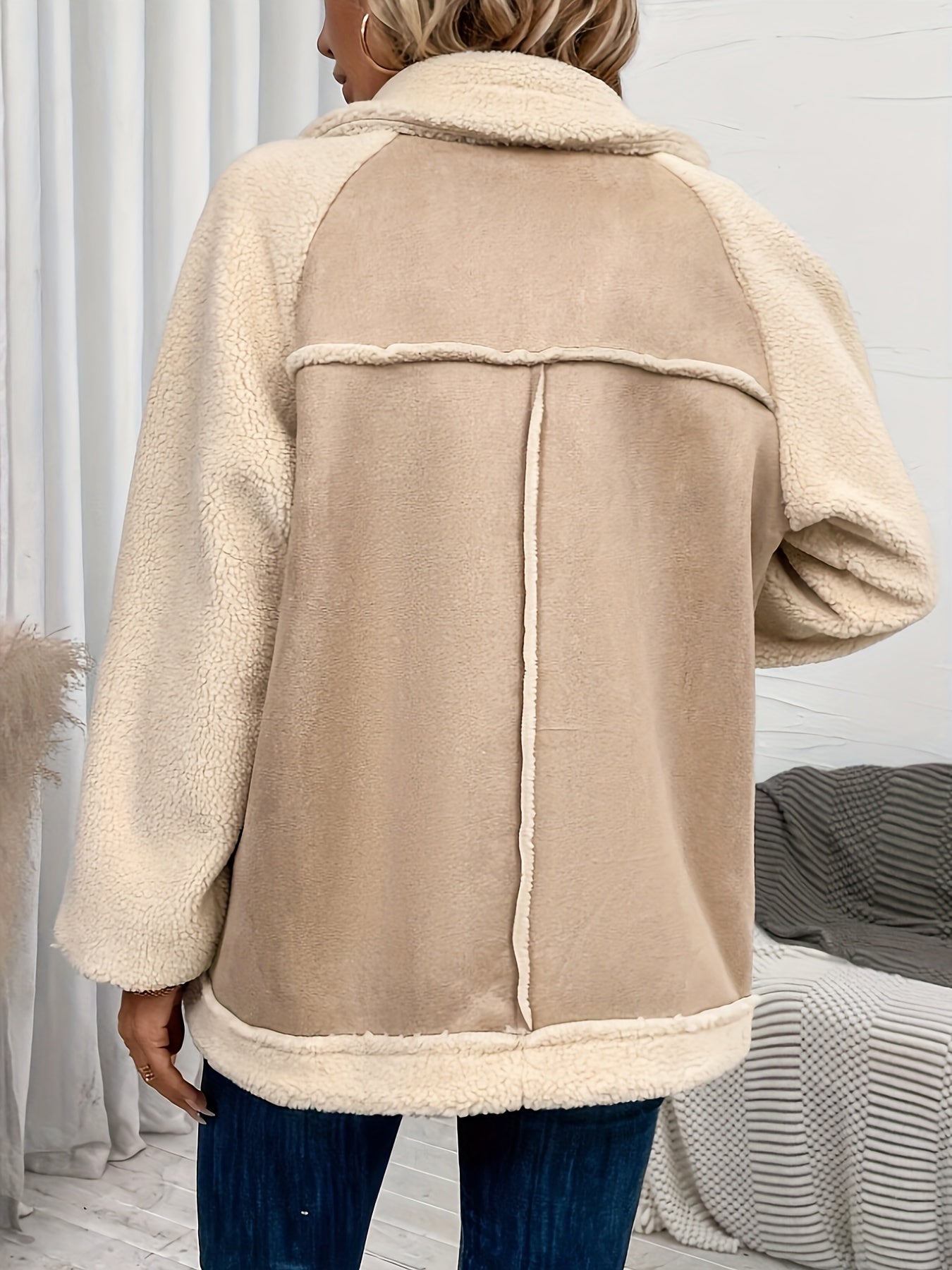 Dam Fleecejacka Termisk Fleece för Utomhusaktiviteter-2