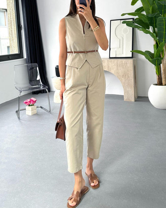 Tvådelat Set Dam Chic Design Polyester och Bomull 1