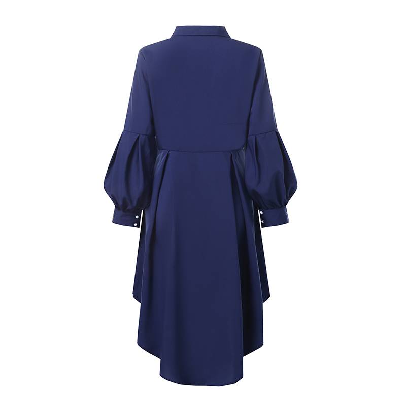 Dam Tunika Långärmad Polyester Spandex Elegant Figurativ Passform-5