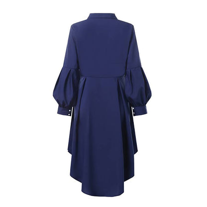 Dam Tunika Långärmad Polyester Spandex Elegant Figurativ Passform-5