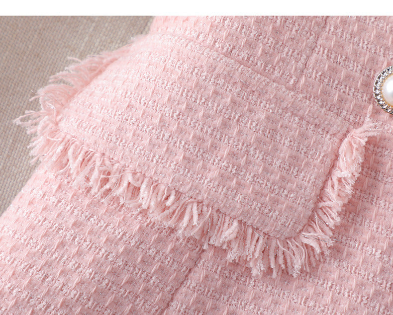 Dam Tweedrock Klassisk Stil Polyester-4