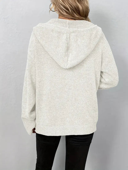 Dam Vinterkardigan Tidlös Elegant 100% Akryl-4