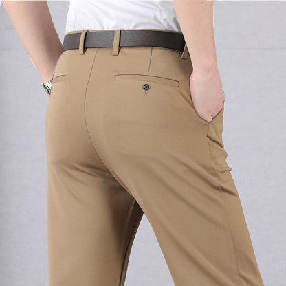 Herrbyxor Stretchbomull och Spandex Regelbunden Passform 11