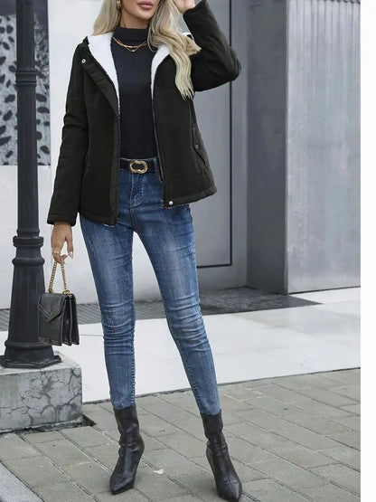 Fleecejacke Herren mit Kapuze – Moderne Design, Weiches Fleece, Praktische Taschen, Ideal für Innen- und Außenbereich 5