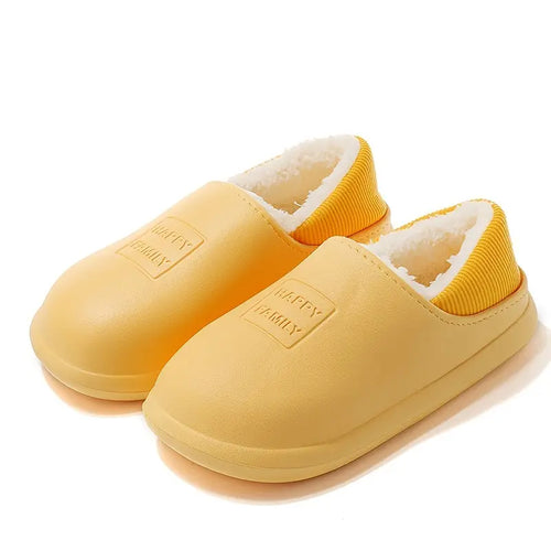 Dam Tofflor Plysch Bekväma och Varma Slip-On Design-1
