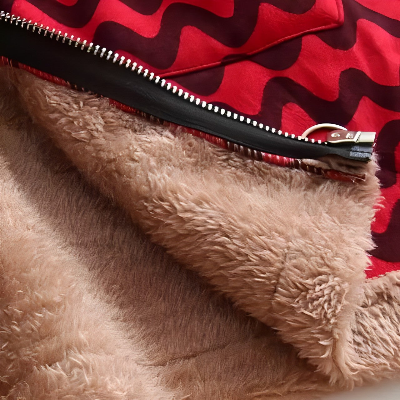 Dam Kappa Fleece med Huva och Blixtlås för Kalla Vinterdagar-3