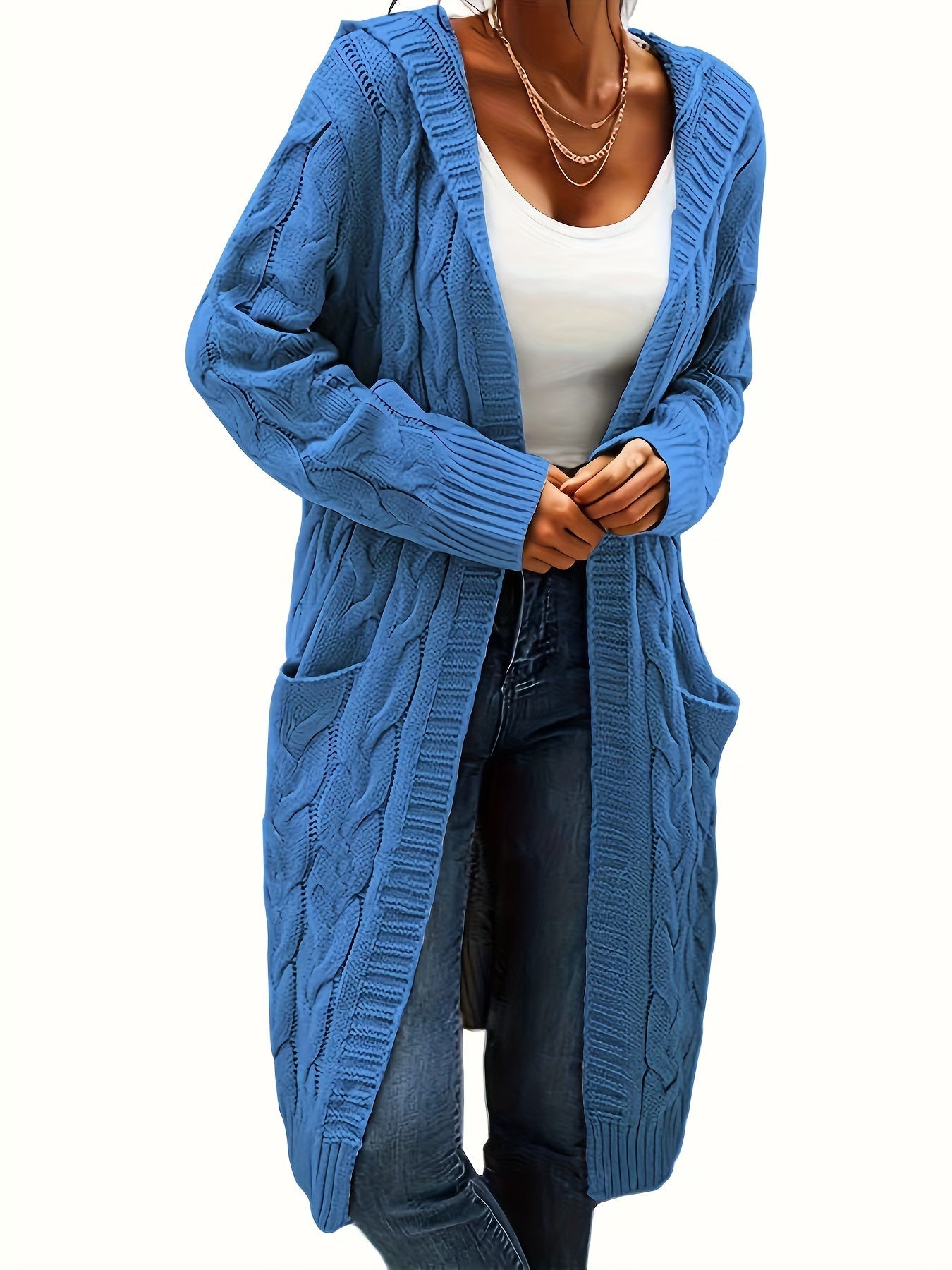 Vinterjacka Dam Avslappnad Polyester Med Fickor-2