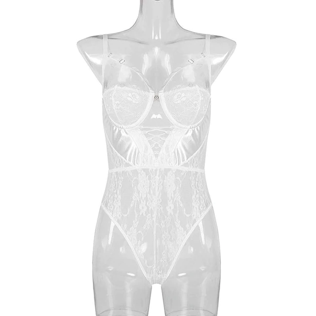 Barn Bodysuit Blommönster Polyester Spandex-4