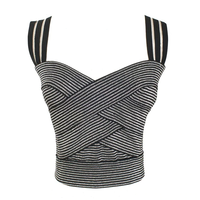 Dam Crop Top Streetwear Acetat Polyester-1