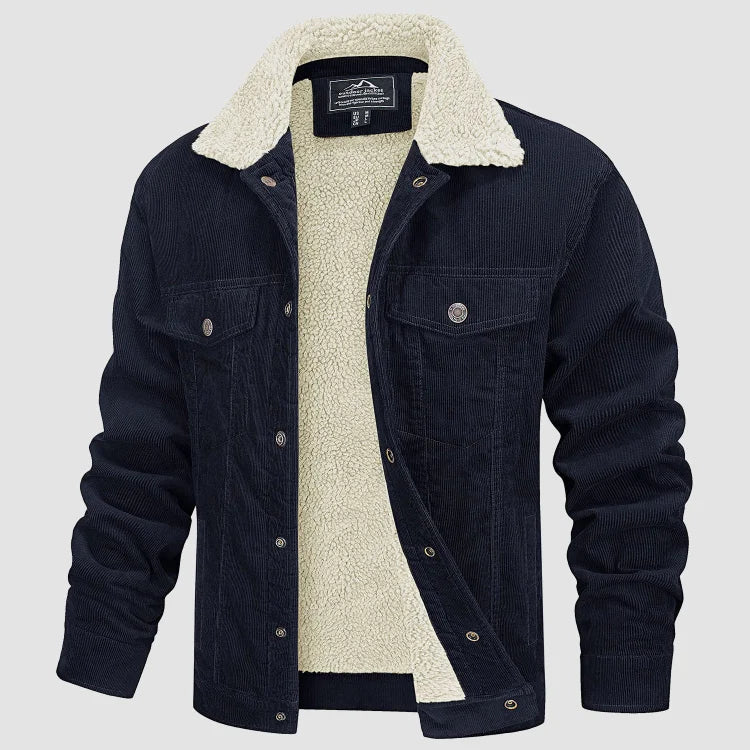 Variant image for Herrjacka Corduroy Modern Stil Hållbart Material-16
