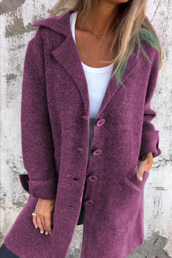 Variant image for Kvinnor Midi Kappa Klassisk Stil Mjuk Tyg-26