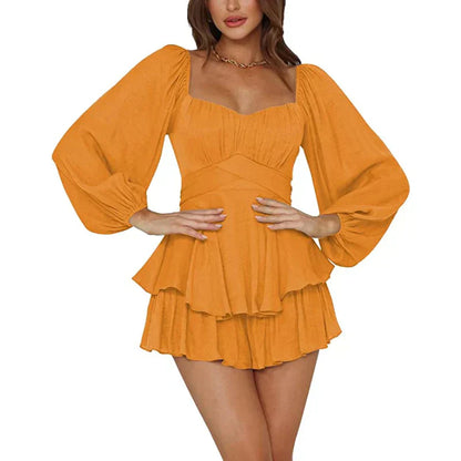 Variant image for Kvinna Klänning Ruffled Bekväm Material av Hög Kvalitet-1