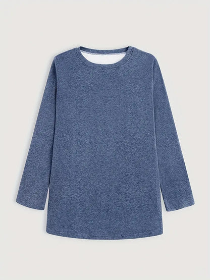 Fleecetröja Dam Avslappnad Oversized Fleece i Mjukt Material – Perfekt för Kalla Höstdagar 3