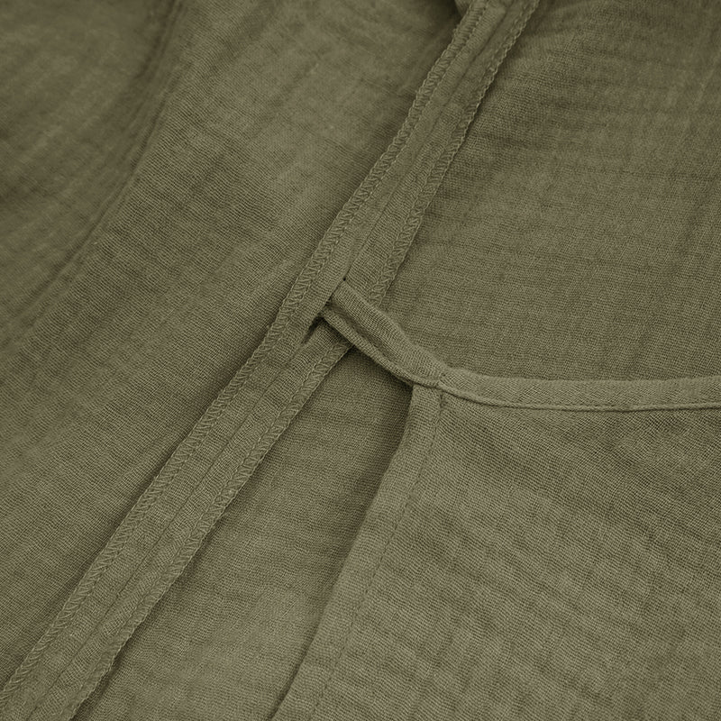 Dam Maxiklänning V-ringning Mjuk Bomull-3