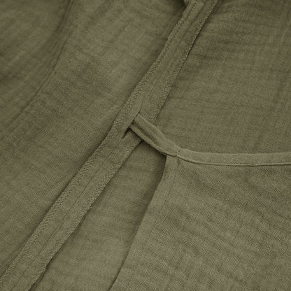 Dam Maxiklänning V-ringning Mjuk Bomull-3