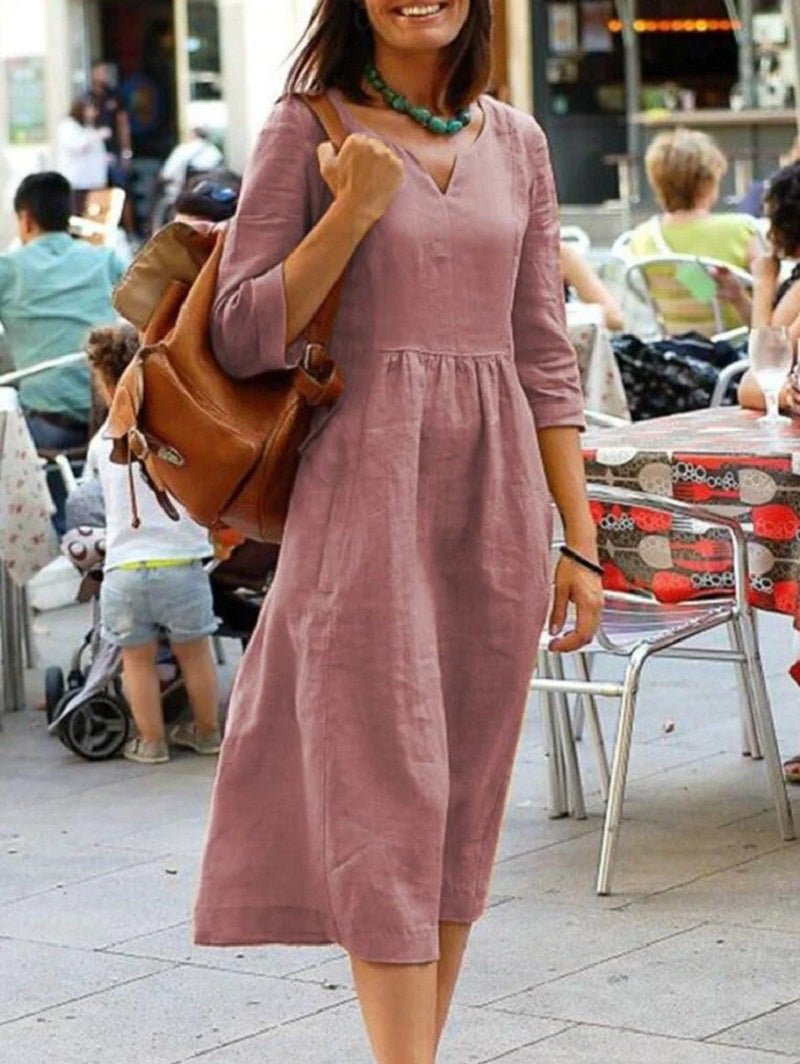 Eleganta Damklänningar i Polyester med Smickrande Passform för Speciella Tillfällen – Fina Damklänningar S, M, L, XL 2