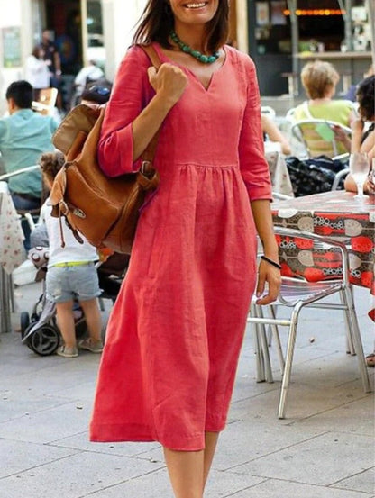 Eleganta Damklänningar i Polyester med Smickrande Passform för Speciella Tillfällen – Fina Damklänningar S, M, L, XL 3