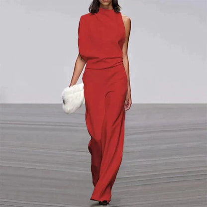 Dam Jumpsuit Sommar Stilren Polyester Elegant Bekväm-6