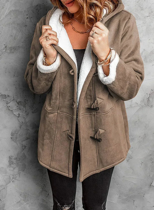 Damjacka Mjuk Fleece Tidlös Design för Kalla Dagar 1